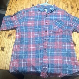 Weatherproof Vintage Flannel L Red/White/Grey